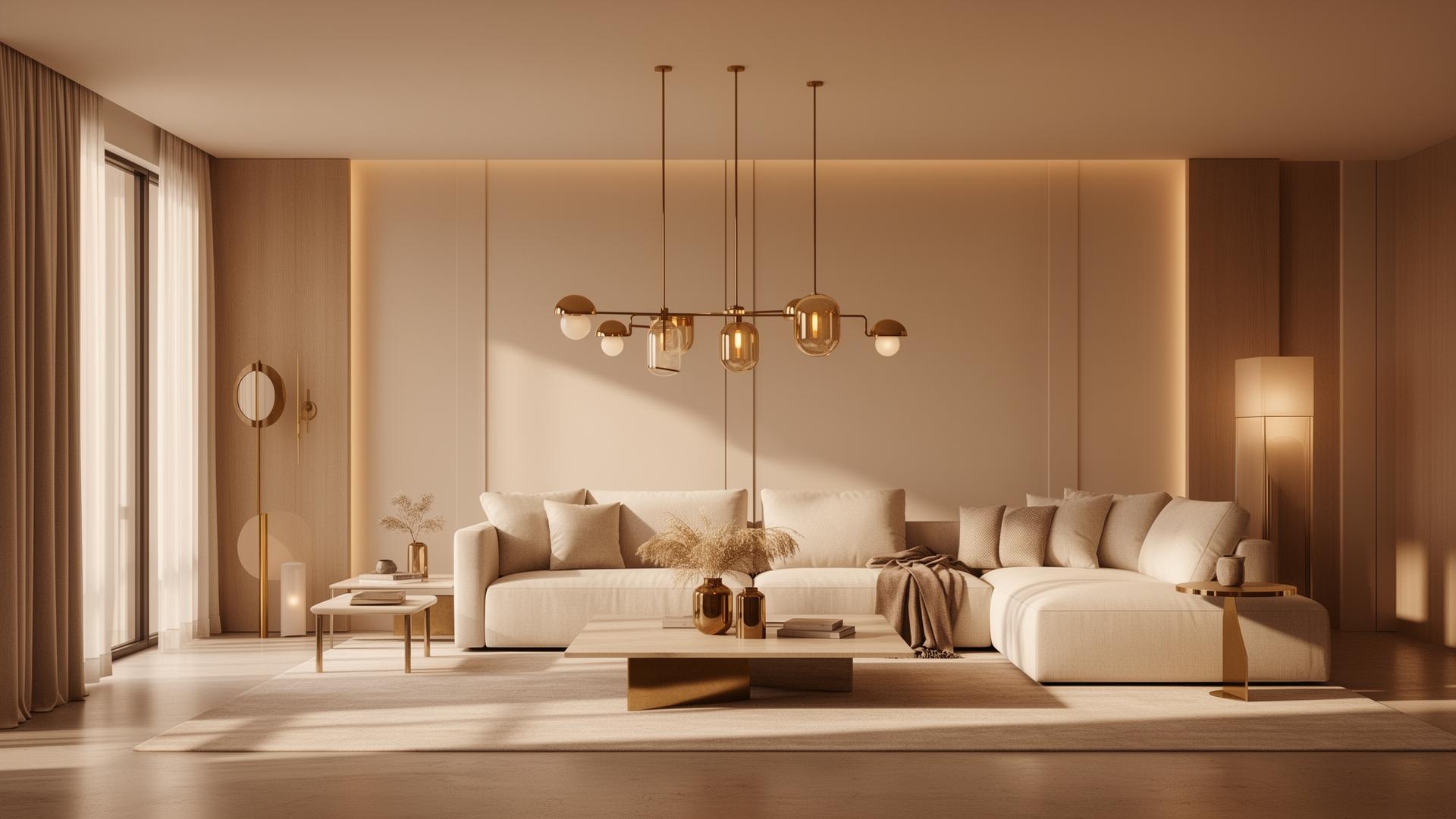 Modern interieur met designverlichting van Lumera Living